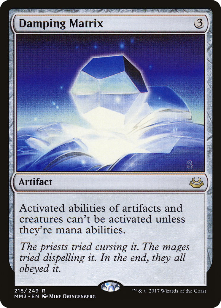 Damping Matrix (218) Foil - Modern Masters 2017