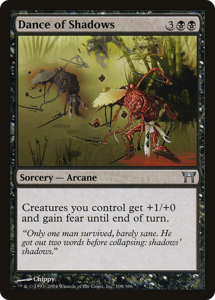 Dance of Shadows (108) Foil - Champions of Kamigawa