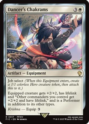 Dancer's Chakrams (017) Surge Foil - Commander: FINAL FANTASY