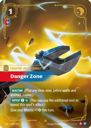 Danger Zone (182) Foil - Spiritforged