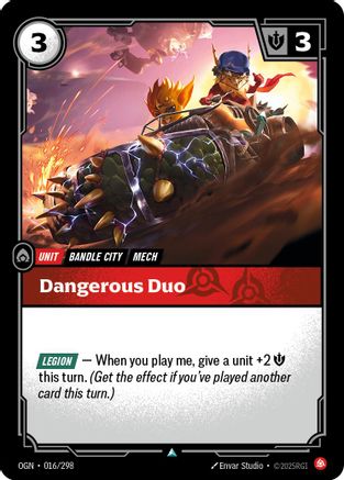 Dangerous Duo (016) Foil - Origins