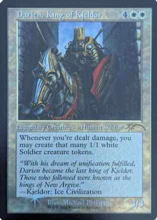 Darien, King of Kjeldor (7135) Foil - Secret Lair Drop Series