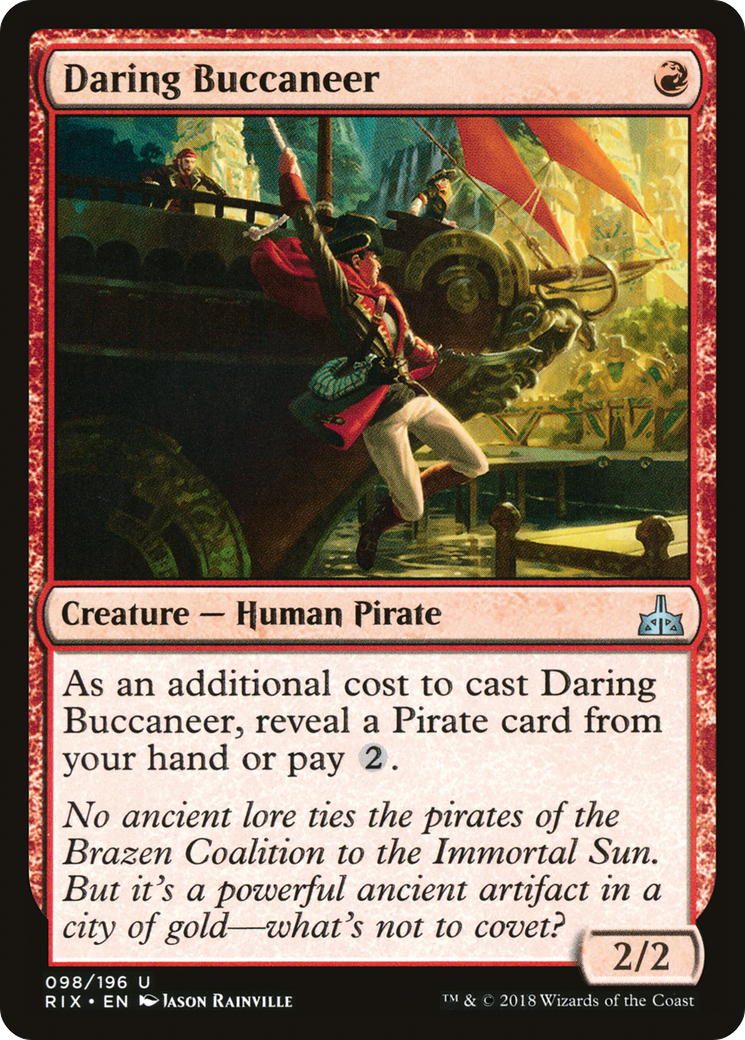 Daring Buccaneer (098) - Rivals of Ixalan Foil