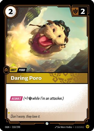 Daring Poro (210) - Origins