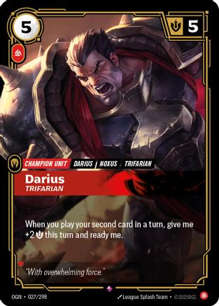 Darius – Trifarian (027) Foil - Origins