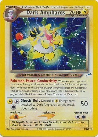 Dark Ampharos (1) (Unlimited) Holofoil - Neo Destiny
