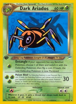 Dark Ariados (17) (1st Edition) - Neo Destiny