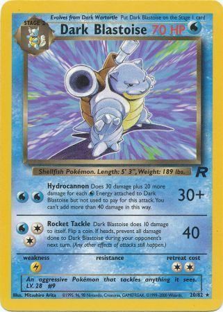 Dark Blastoise (20) (Unlimited) - Team Rocket
