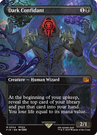 Dark Confidant (Borderless) (334) Foil - FINAL FANTASY