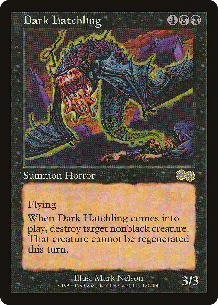 Dark Hatchling (126) - Urza's Saga