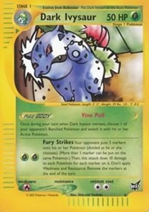 Dark Ivysaur (6) - Best of Promos