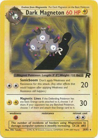 Dark Magneton (28) (Unlimited) - Team Rocket