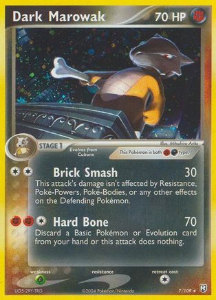 Dark Marowak (7) Holofoil - Team Rocket Returns