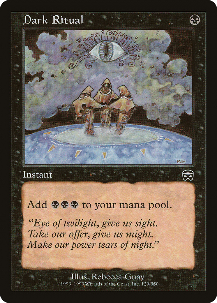 Dark Ritual (129) Foil - Mercadian Masques