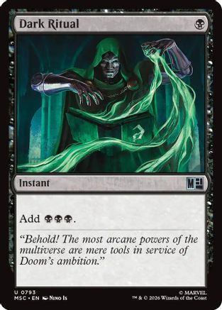 Dark Ritual (793) Foil - Commander: Marvel Super Heroes