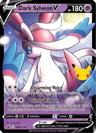 Dark Sylveon V (SWSH134) Holofoil - Black Star Promos