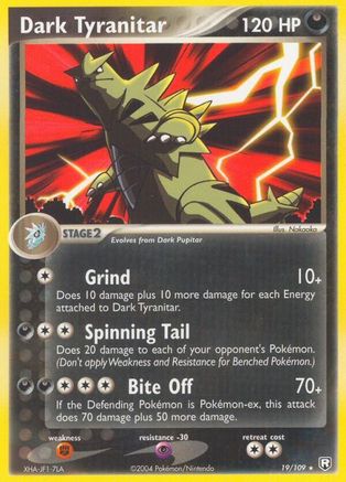 Dark Tyranitar (19) Reverse Holofoil - Team Rocket Returns