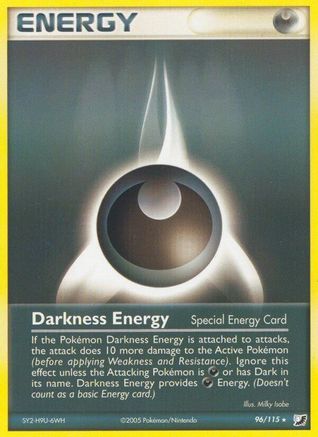 Darkness Energy (96) Reverse Holofoil - Unseen Forces