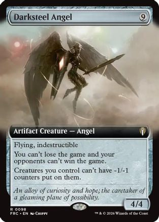 Darksteel Angel (Extended Art) (098) - Commander: Reality Fracture