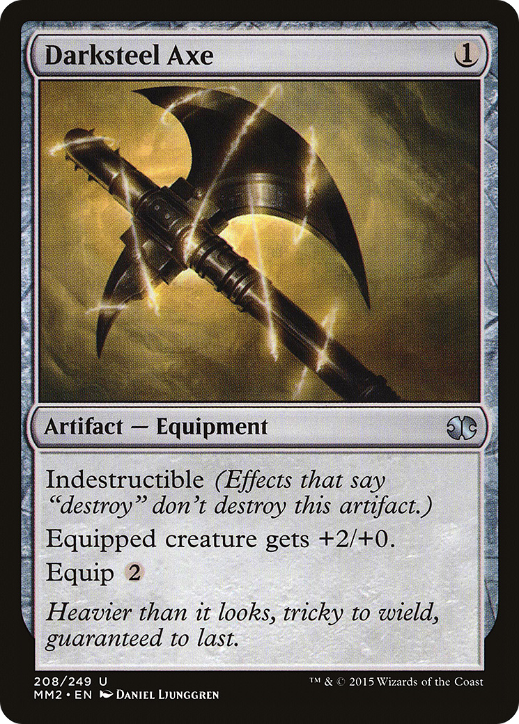Darksteel Axe (208) Foil - Modern Masters 2015