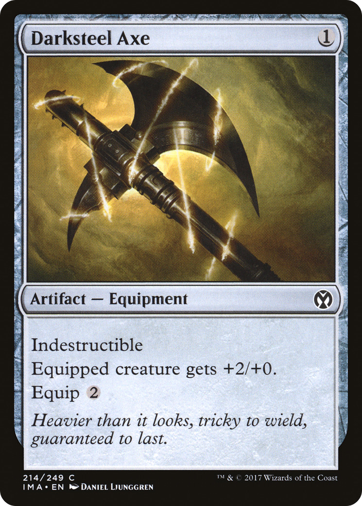 Darksteel Axe (214) Foil - Iconic Masters
