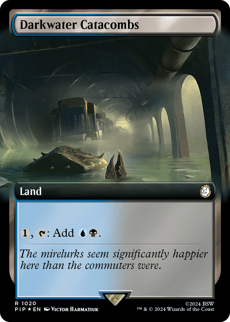 Darkwater Catacombs (Extended Art) (1020) Surge Foil - Fallout