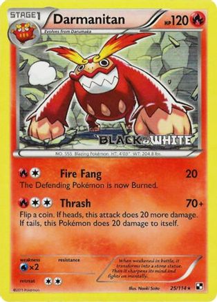 Darmanitan (Prerelease) (25) Holofoil - Black Star Promos