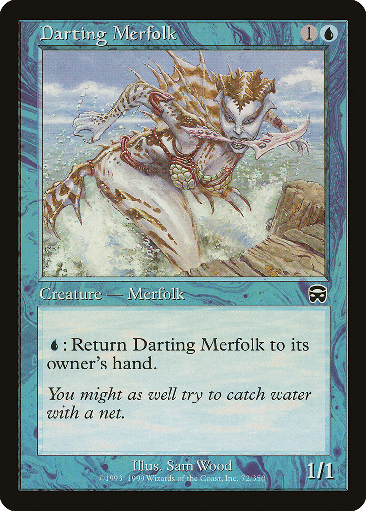 Darting Merfolk (072) - Mercadian Masques