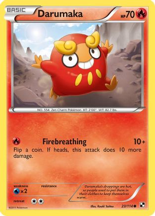 Darumaka (23) Reverse Holofoil - Black & White