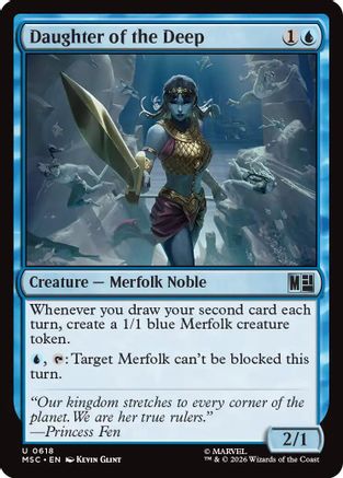 Daughter of the Deep (618) Foil - Commander: Marvel Super Heroes