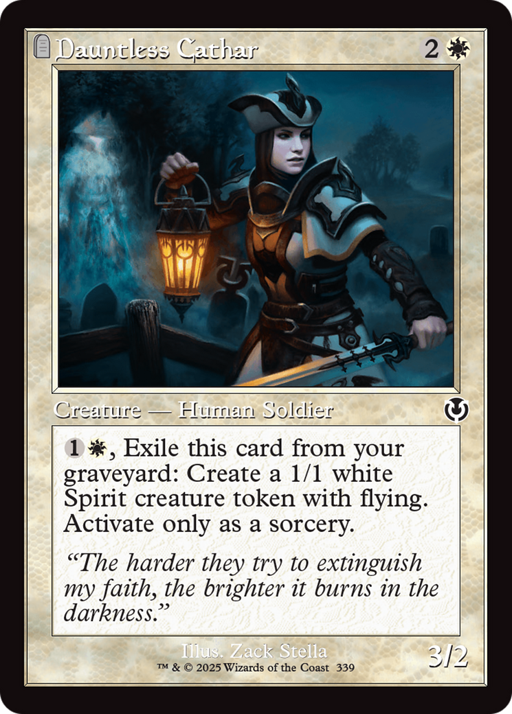 Dauntless Cathar (Retro) (339) Foil - Innistrad Remastered