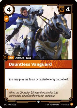Dauntless Vanguard (093) Foil - Spiritforged
