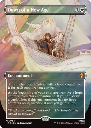 Dawn of a New Age (Borderless) (053) Surge Foil - The Hobbit: Eternal-Legal