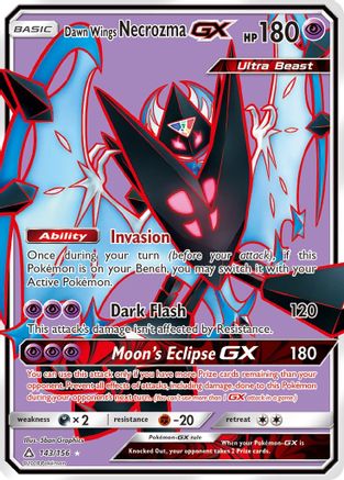 Dawn Wings Necrozma GX (Full Art) (143) Holofoil - Ultra Prism