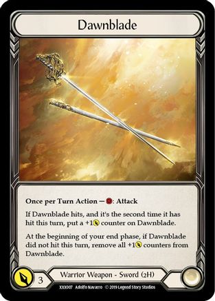 Dawnblade // Harmonized Kodachi (XXX007)  - Flesh and Blood: Promo Cards