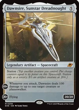 Dawnsire, Sunstar Dreadnought (Prerelease) (238) Foil - Edge of Eternities