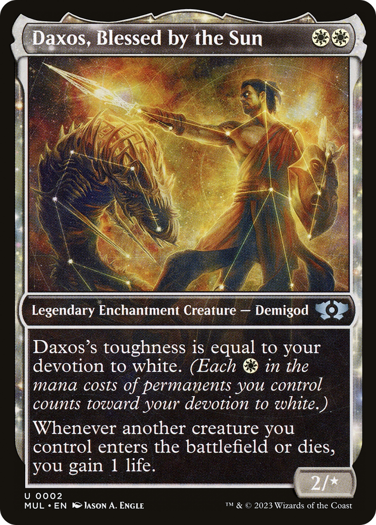 Daxos, Blessed by the Sun (002) - Multiverse Legends Foil