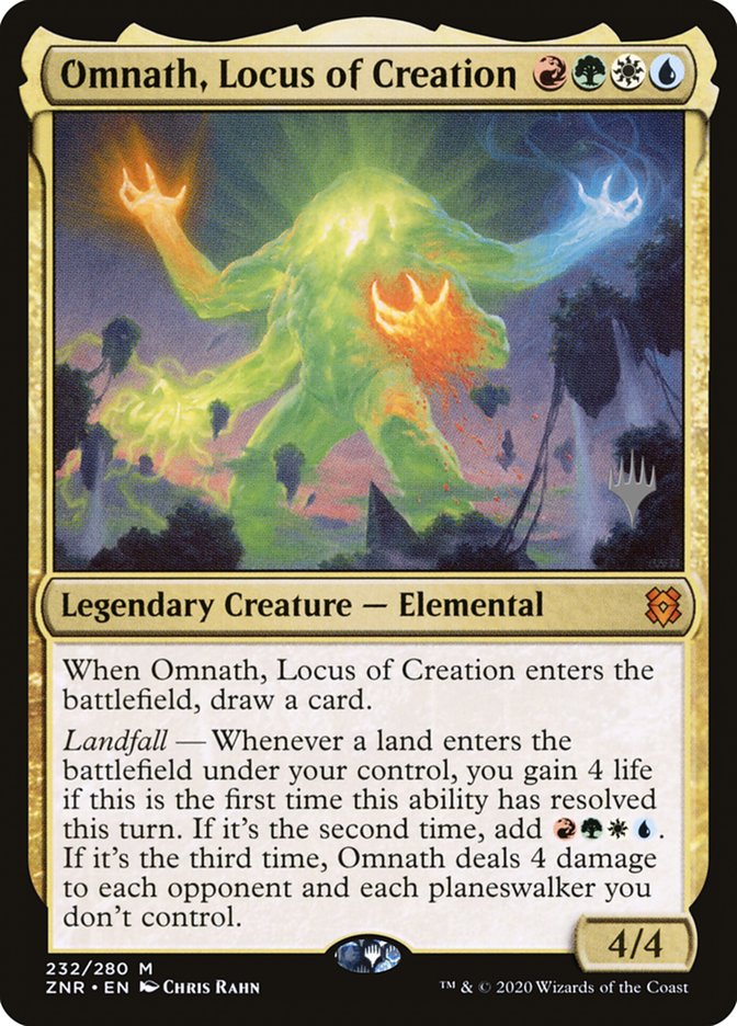 Omnath, Locus of Creation (Promo Pack) [Zendikar Rising Promos] | Silver Goblin