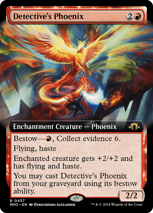 Detective's Phoenix (Extended Art) [Modern Horizons 3] Foil