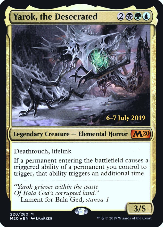 Yarok, the Desecrated [Core Set 2020 Prerelease Promos] | Silver Goblin