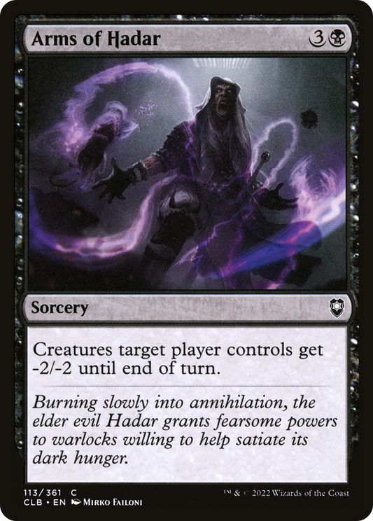 Arms of Hadar [Commander Legends: Battle for Baldur's Gate] Foil