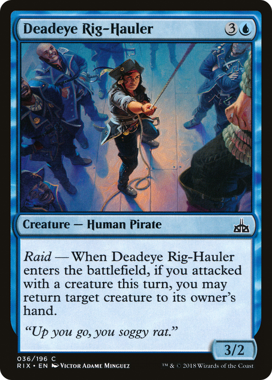 Deadeye Rig-Hauler [Rivals of Ixalan] Foil