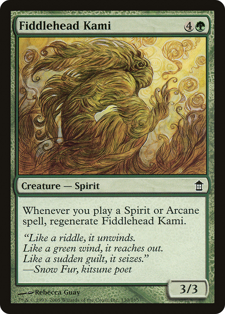 Fiddlehead Kami [Saviors of Kamigawa] Foil