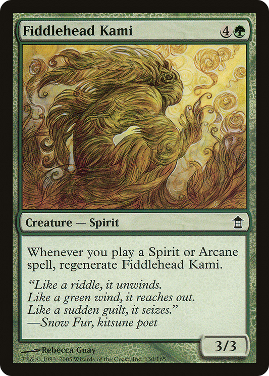 Fiddlehead Kami [Saviors of Kamigawa] Foil