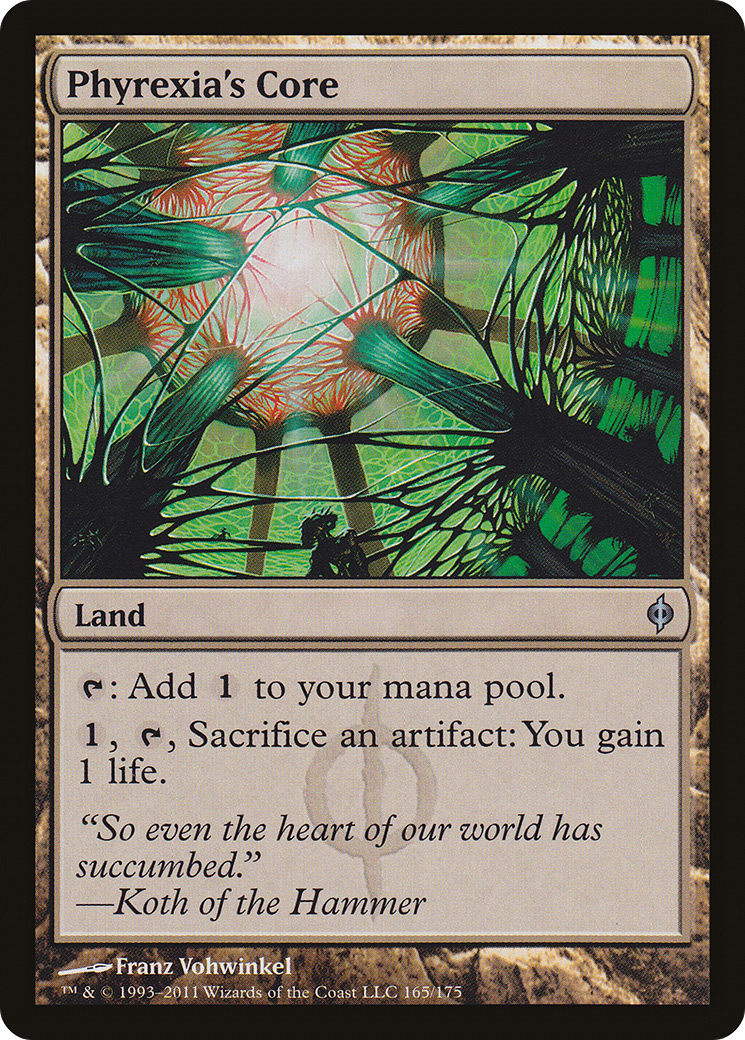 Phyrexia's Core (165) Foil - New Phyrexia