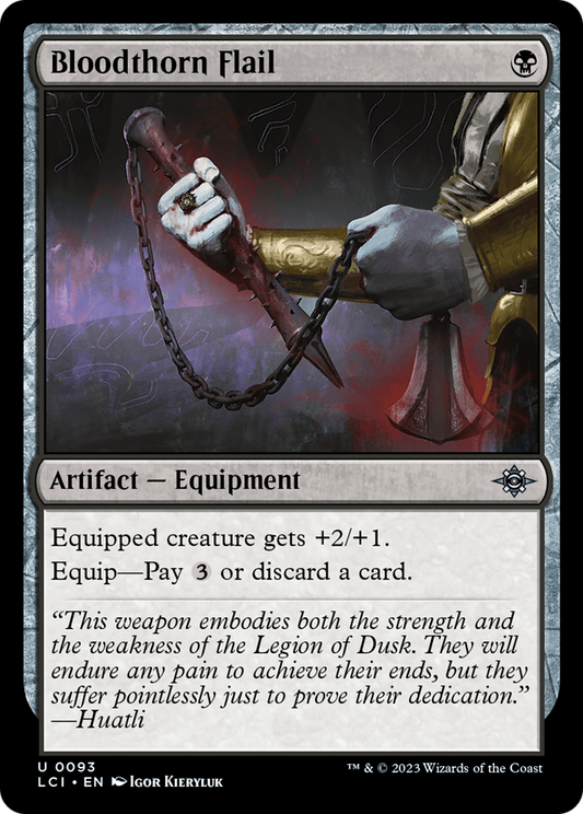 Bloodthorn Flail [The Lost Caverns of Ixalan] Foil