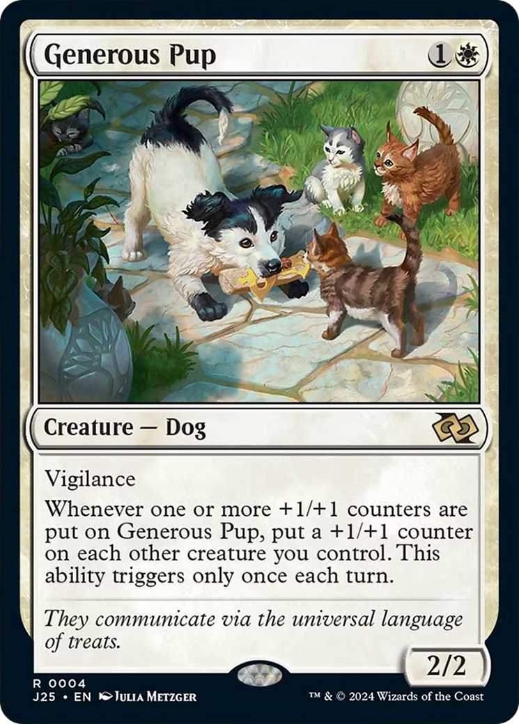 Generous Pup [Foundations Jumpstart] | Silver Goblin