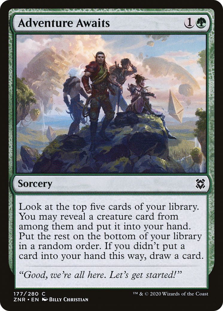 Adventure Awaits [Zendikar Rising] Foil