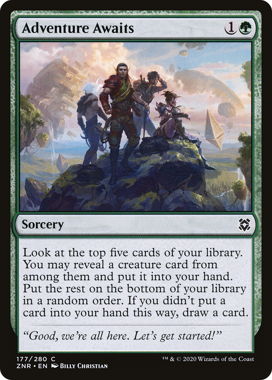Adventure Awaits [Zendikar Rising] Foil