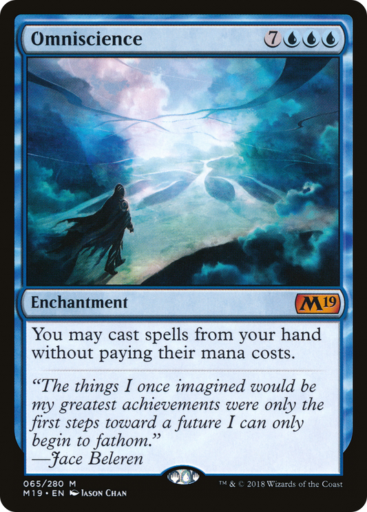 Omniscience [Core Set 2019] Foil